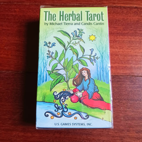 The Herbal Tarot Card Deck By Michael Tierra and Candis Cantin
