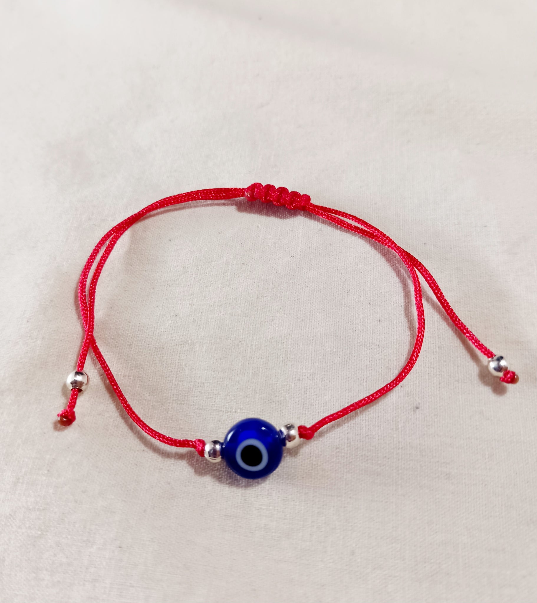 Evil Eye Protection Bracelet Red String Dark Blue
