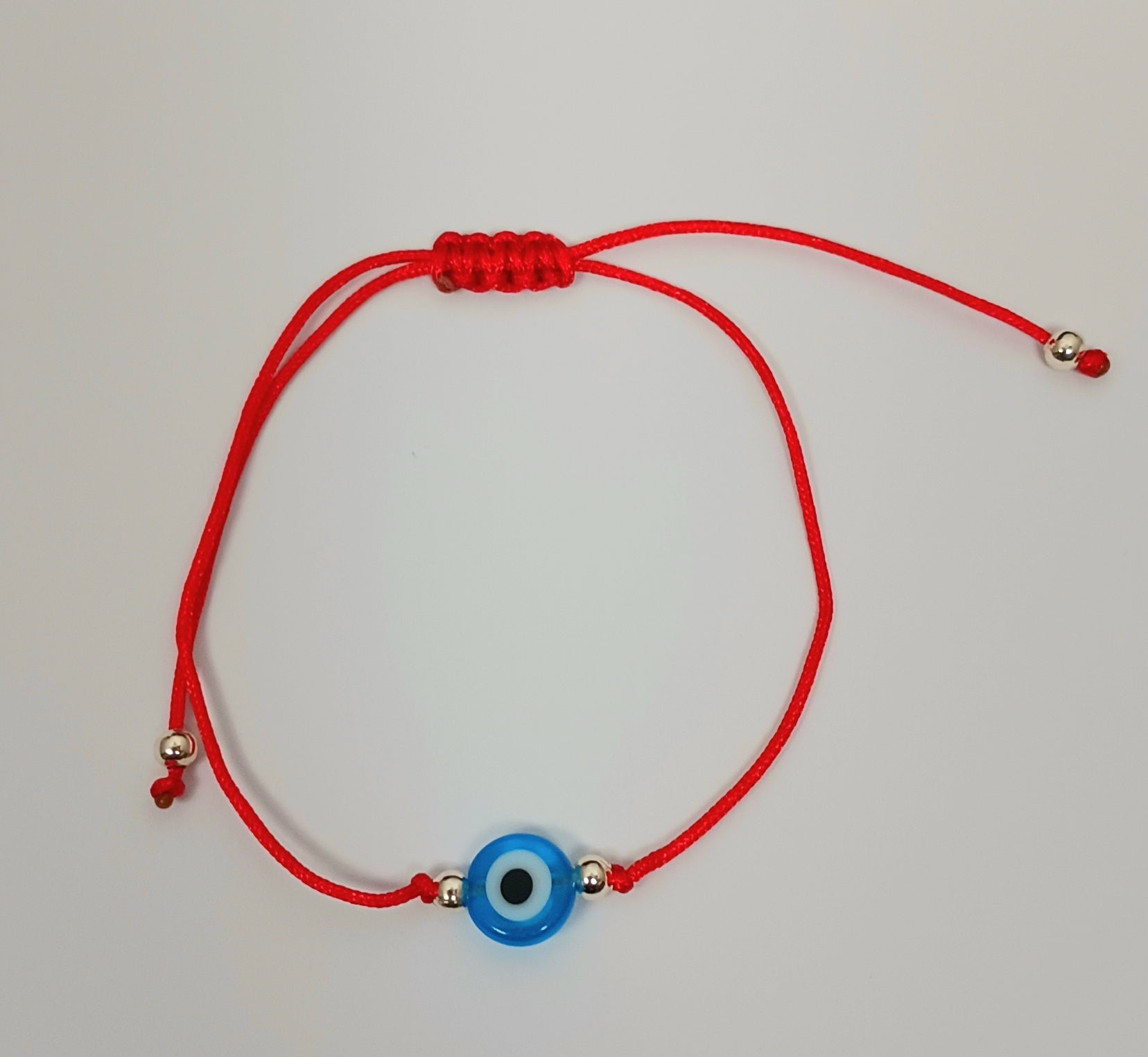 Evil Eye Protection Bracelet Red String Light Blue
