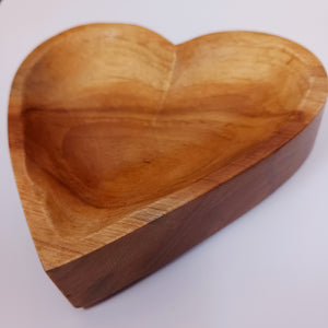 Heart Teak Wood Bowl 5" made in India
