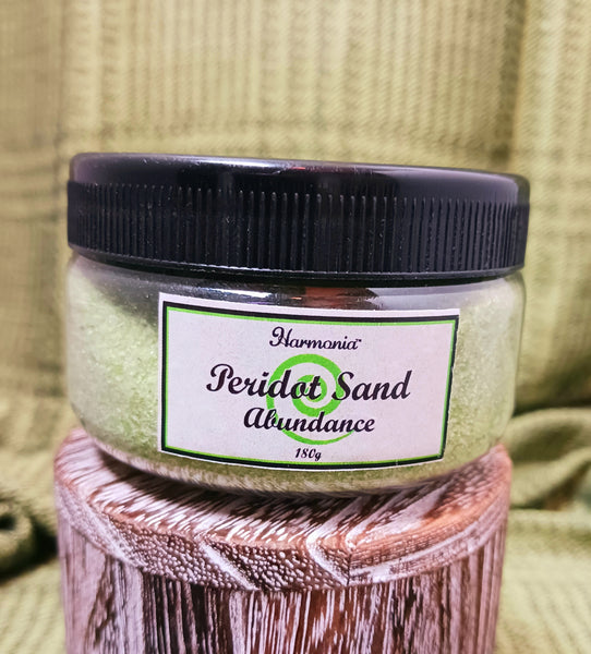 Harmonia Gemstone "Peridot"  Sand Abundance Jar 180g