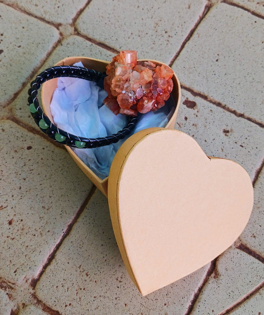 Heart Paper Mache Gift Box Five Sisters Crystals heart-paper-mache-gift-box-five-sisters-crystals