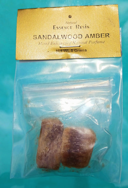 Sandalwood Amber Essence Resin Natural Perfume Incense Charcoal Burning