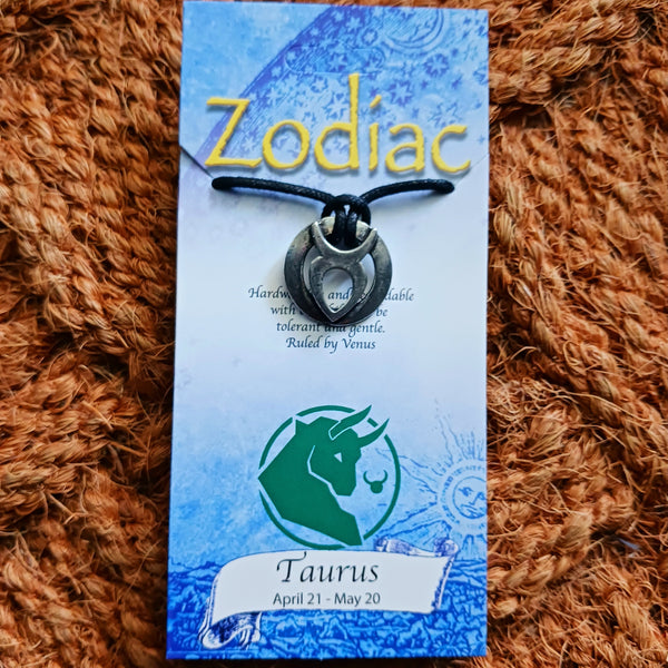 Zodiac Taurus Pendant Necklace