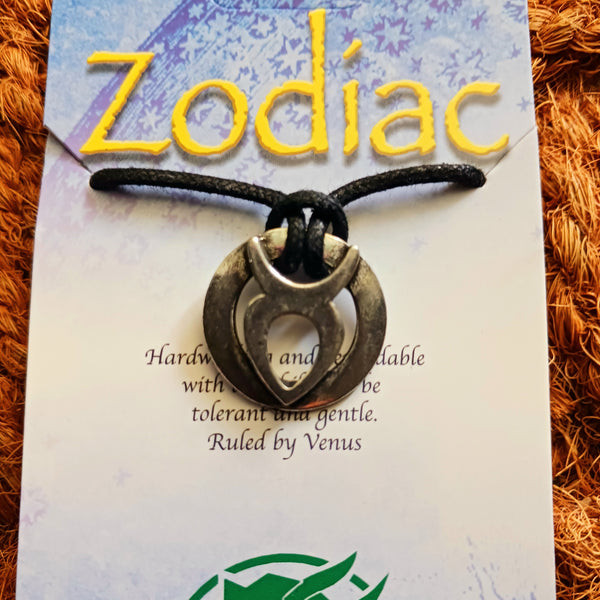 Zodiac Taurus Pendant Necklace