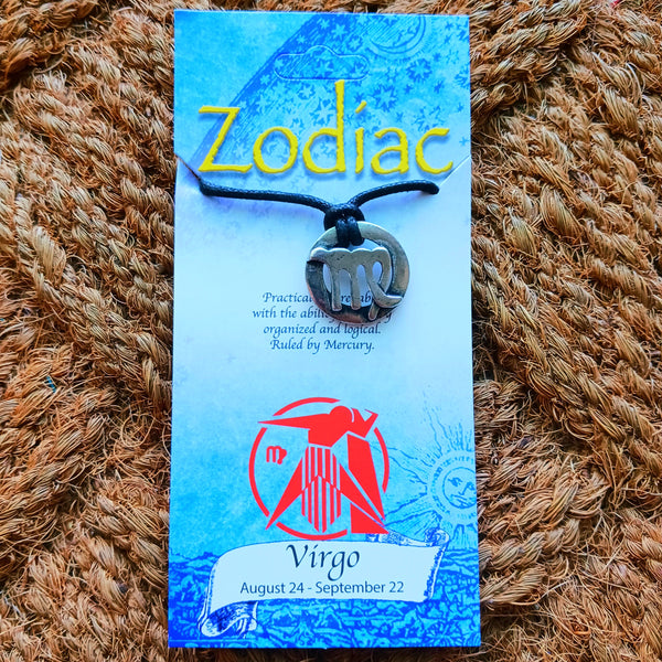 Zodiac Virgo Pendant Necklace