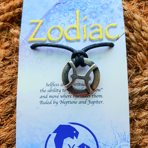 Zodiac Pisces Pendant Necklace