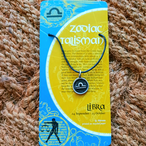 Zodiac Talisman Libra Pendant Necklace