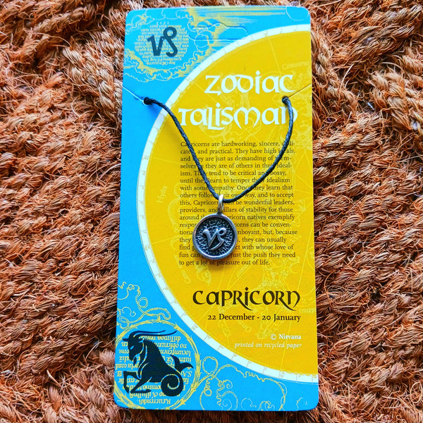Zodiac Talisman Capricorn Pendant Necklace