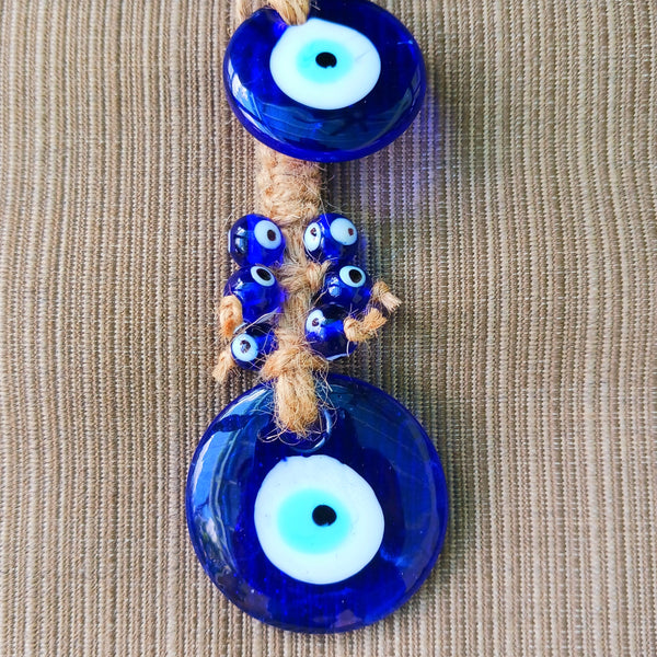 Evil Eye Glass Protection Amulet Charm Home decor wall hanging