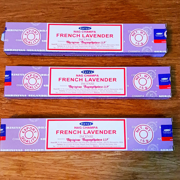 French Lavender Incense Satya Nag Champa