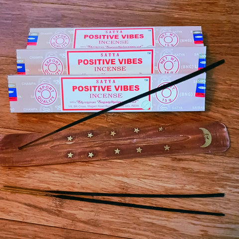 Positive Vibes Incense Satya Nag Champa