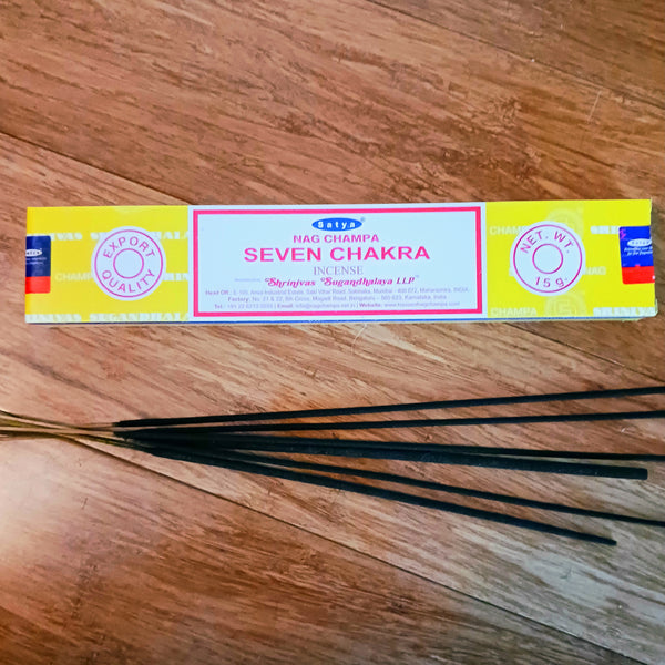 Seven Chakra Incense Satya Nag Champa