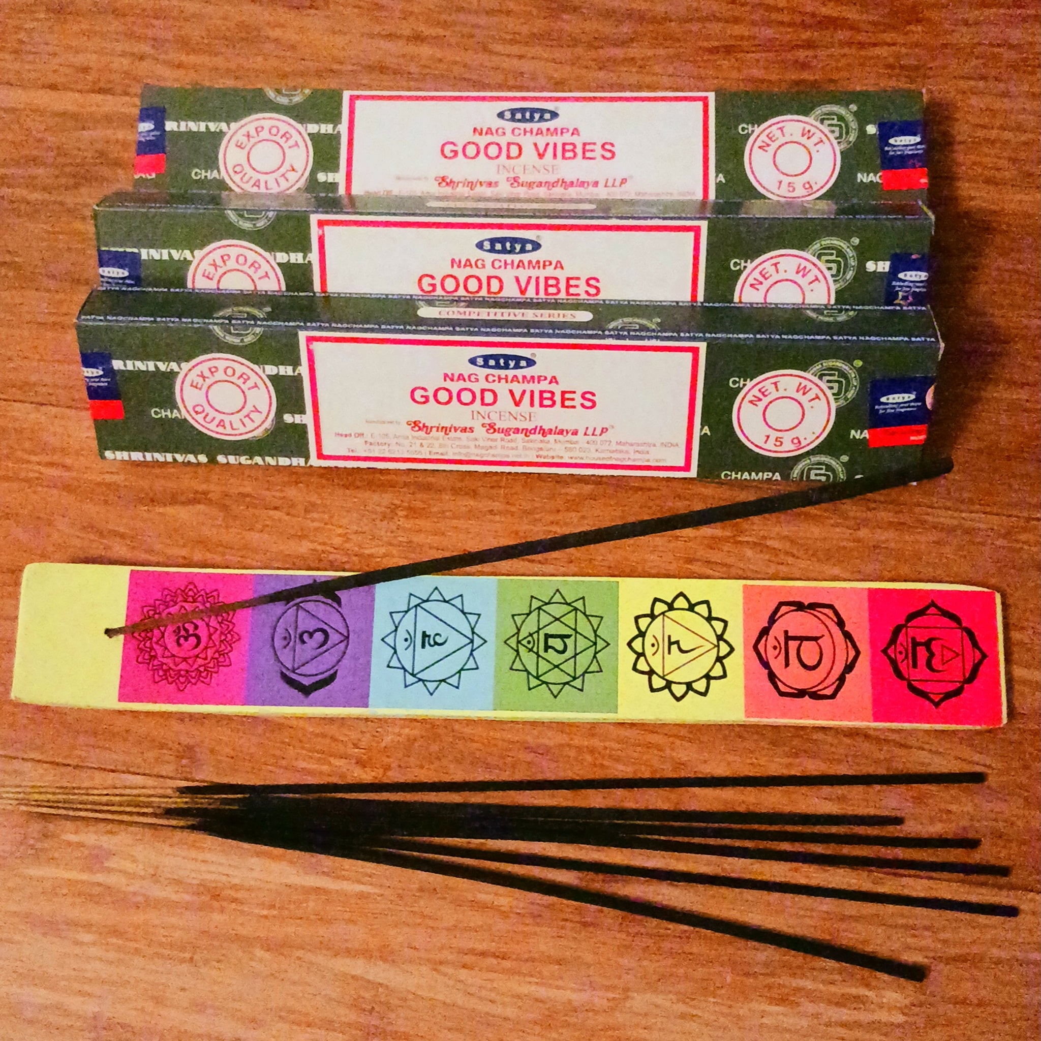 Good Vibes Incense Satya Nag Champa