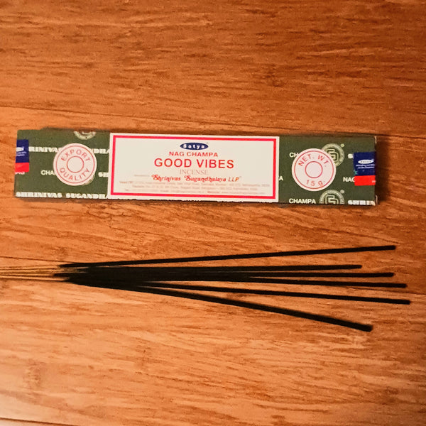 Good Vibes Incense Satya Nag Champa