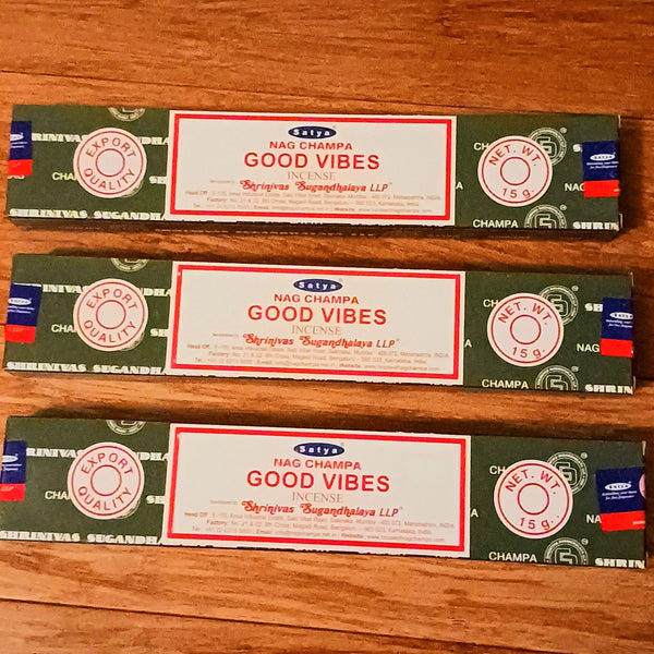 Good Vibes Incense Satya Nag Champa