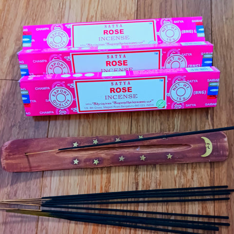 Rose Incense Satya Nag Champa