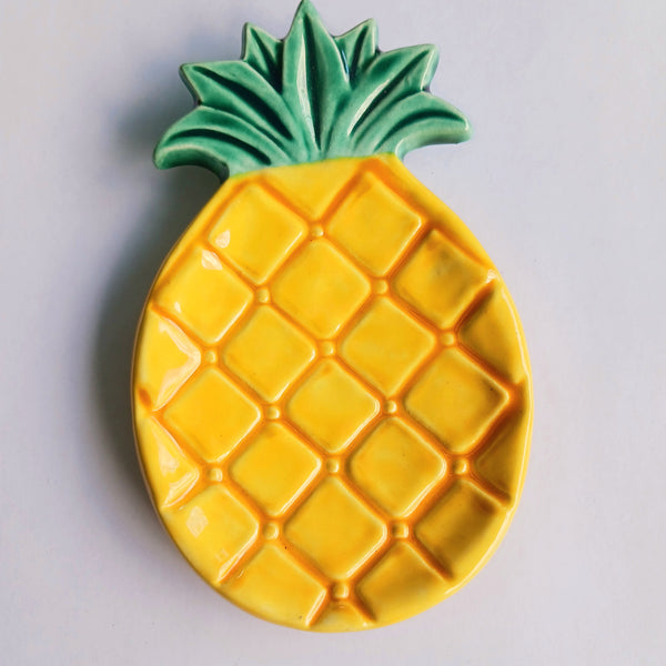 Pineapple Ceramic Dish Soap Signed by Jeremy Diller