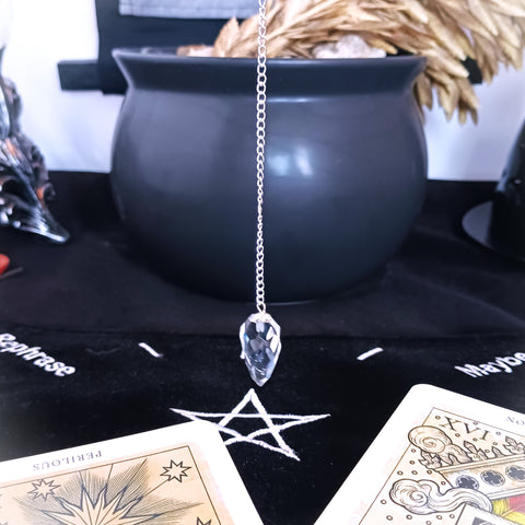 Clear Quartz Drops Pendulum Divination Dowsing