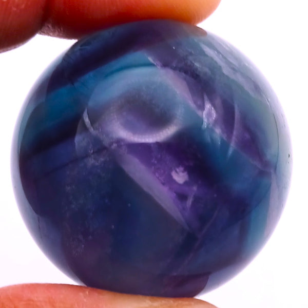 Sphere Fluorite Rainbow Crystal Tumbled
