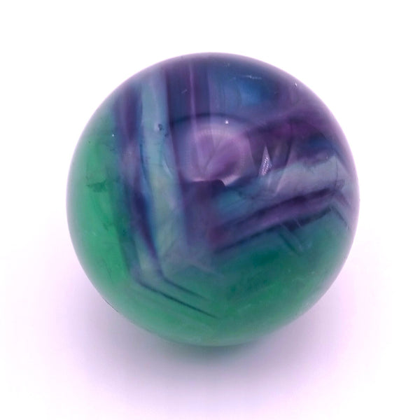 Sphere Fluorite Rainbow Crystal Tumbled