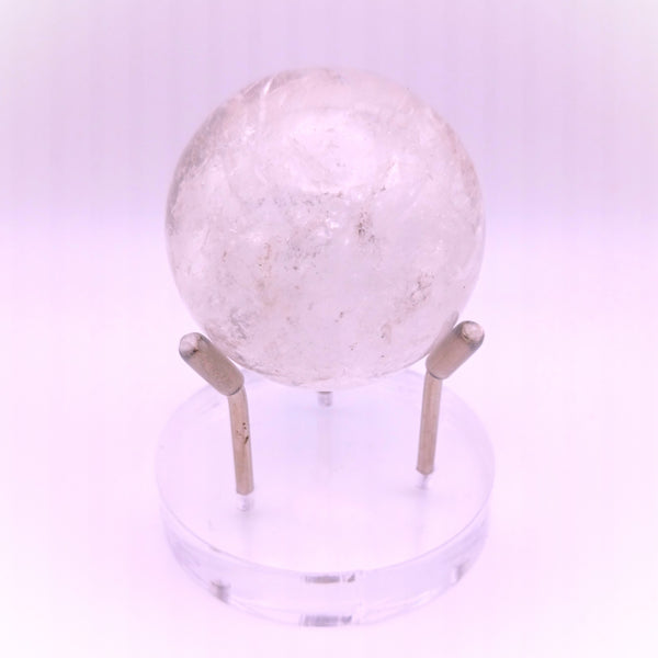 Metal Display Stand with Clear Acrylic base Crystal Sphere holder stand