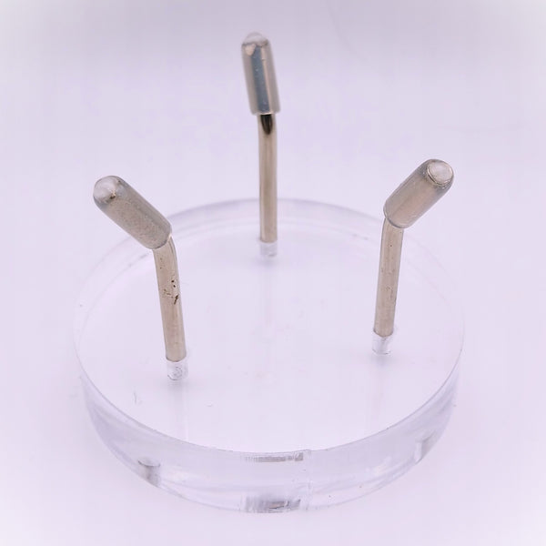 Metal Display Stand with Clear Acrylic base Crystal Sphere holder stand