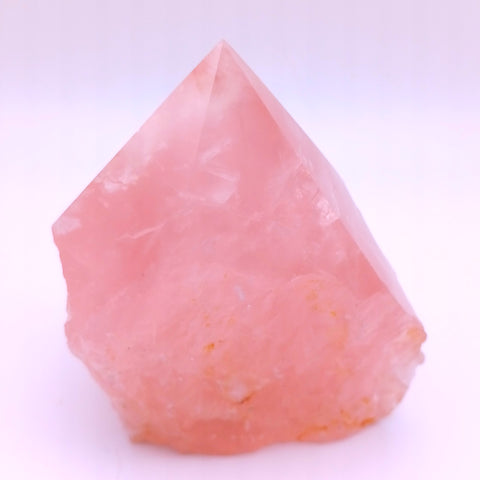 Rose Quartz Crystal Rough Point