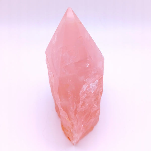 Rose Quartz Crystal Rough Point