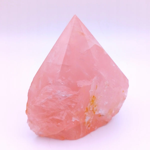 Rose Quartz Crystal Rough Point