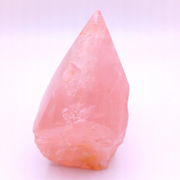 Rose Quartz Crystal Rough Point