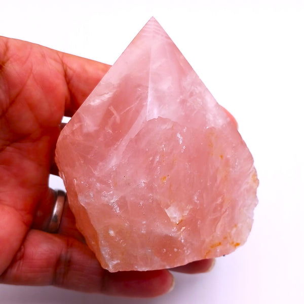 Rose Quartz Crystal Rough Point