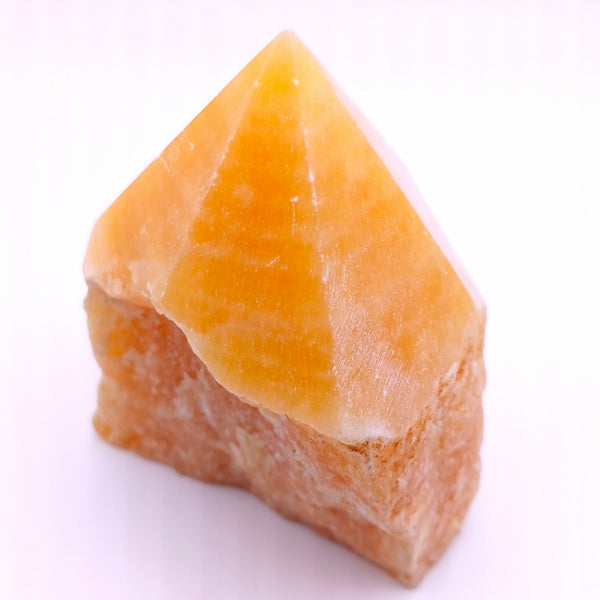 Orange Calcite Crystal Rough Point