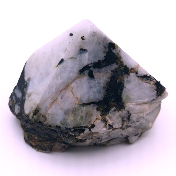Rainbow Moonstone Crystal Rough Point