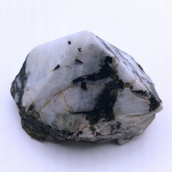 Rainbow Moonstone Crystal Rough Point