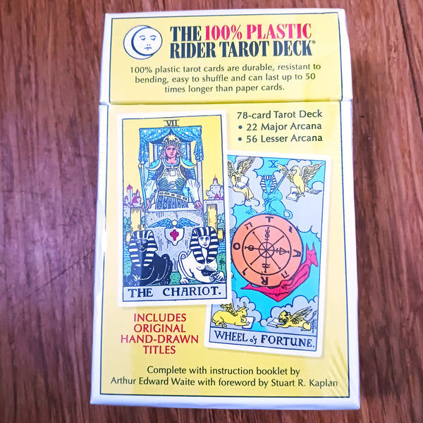 The 100% Plastic Rider Tarot Deck, The Original & Only Authorized Edition
