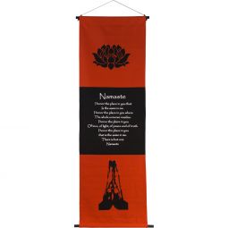 Namaste Inspirational Cotton Banner Wall Decor