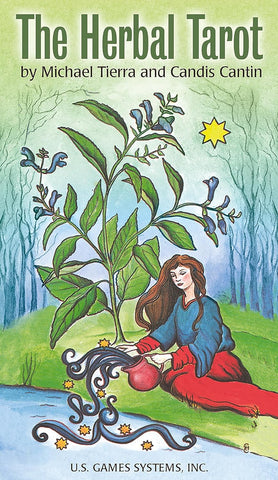 The Herbal Tarot Card Deck By Michael Tierra and Candis Cantin