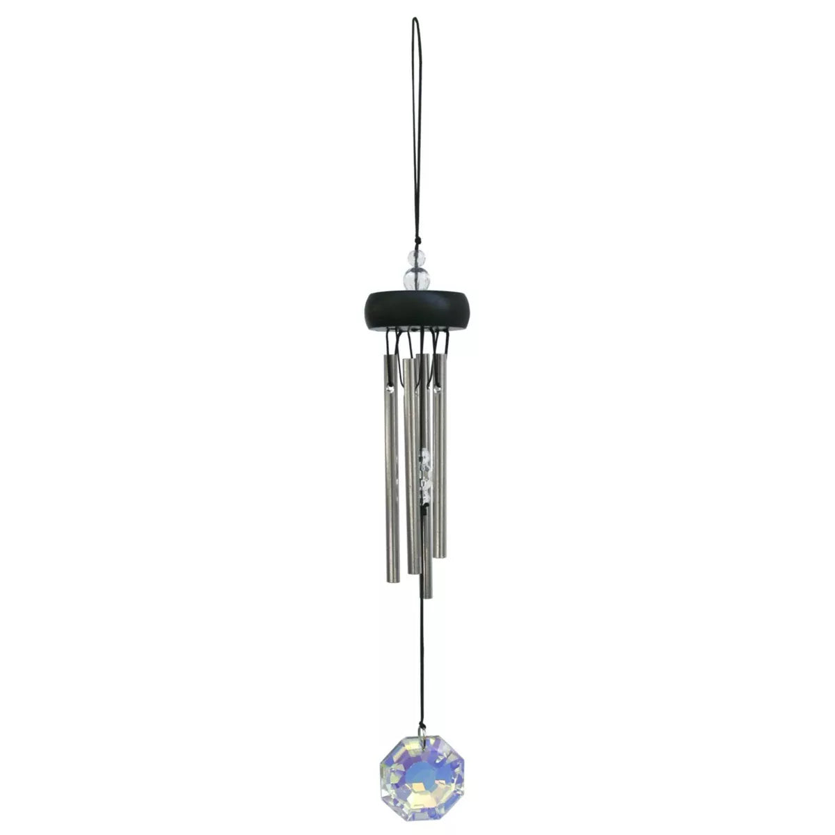 Woodstock Precious Stones Chime Crystal Wind Chimes 11"
