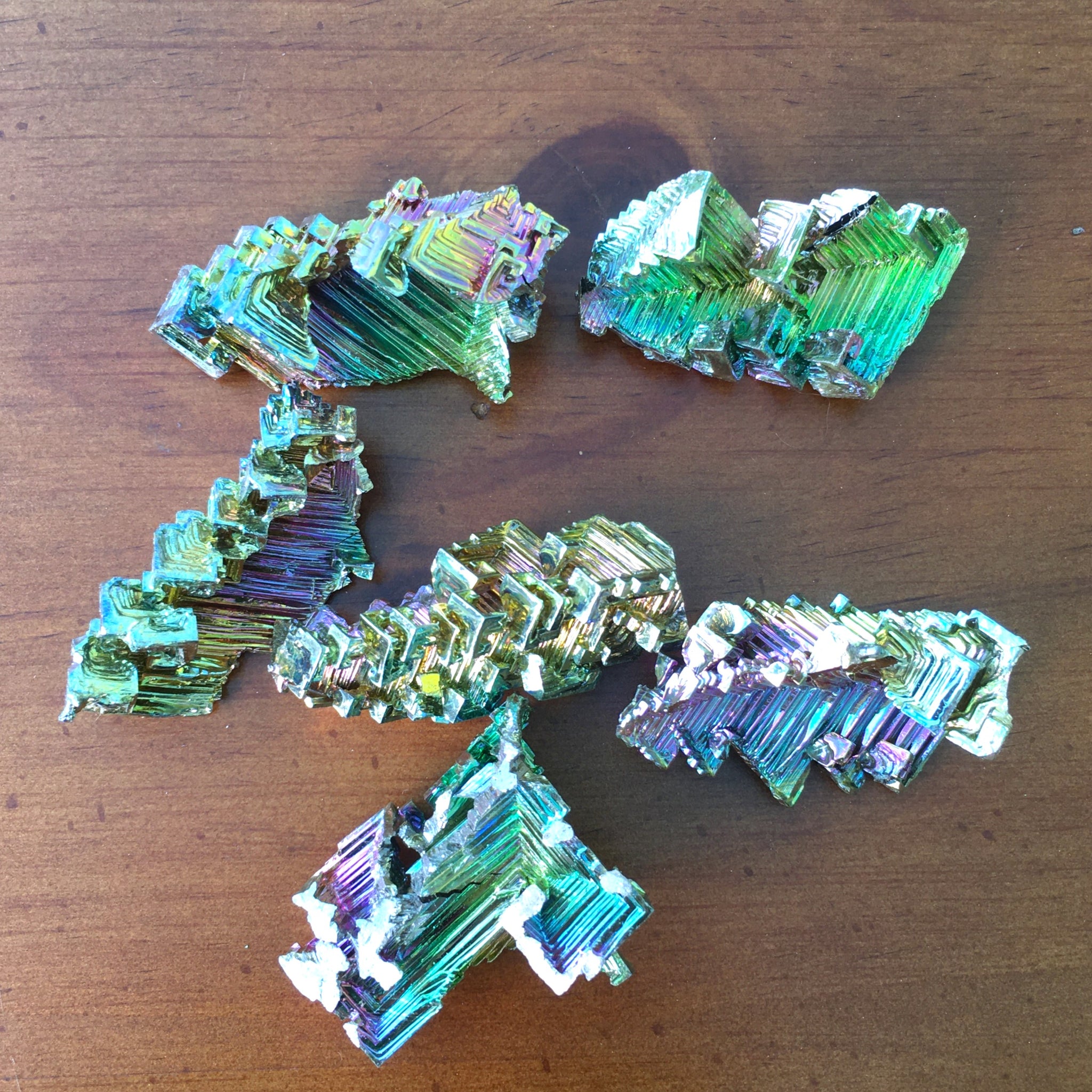 Bismuth Crystal Specimen Irregular Geometric Stone