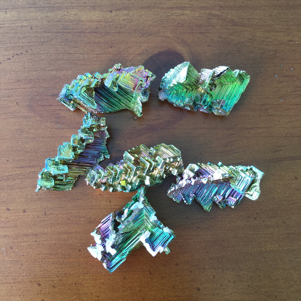 Bismuth Crystal Specimen Irregular Geometric Stone