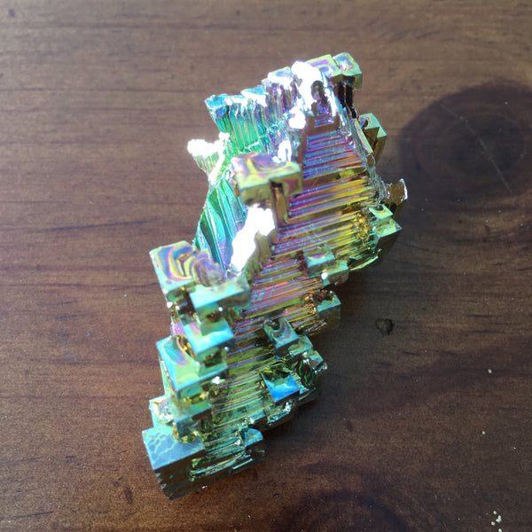 Bismuth Crystal Specimen Irregular Geometric Stone