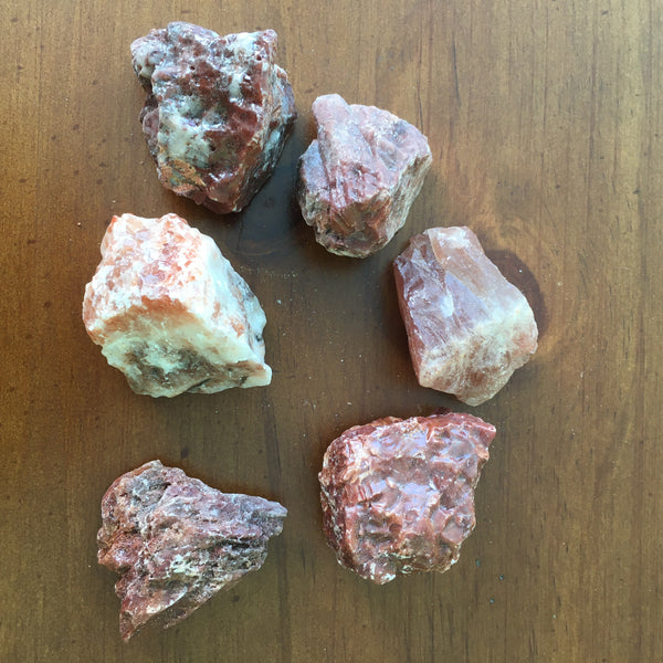 Red Calcite -Raw