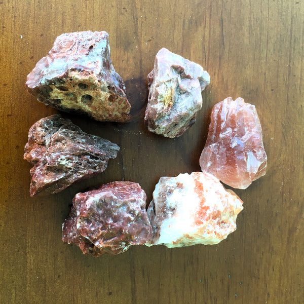 Red Calcite -Raw