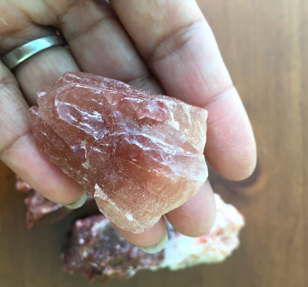 Red Calcite -Raw