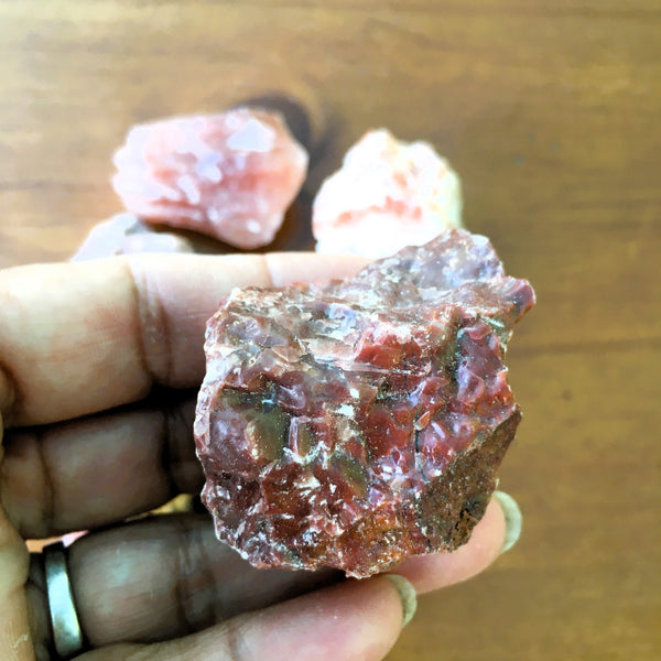 Red Calcite -Raw