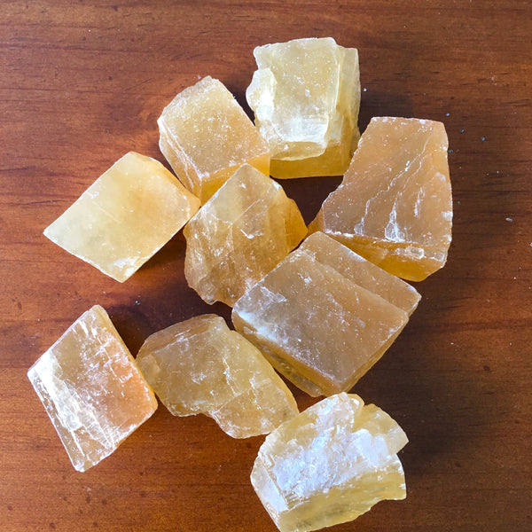 Honey Calcite -Raw