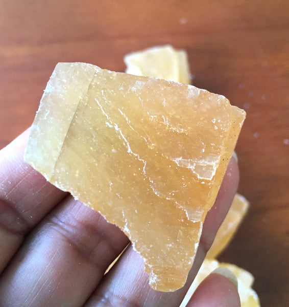 Honey Calcite -Raw