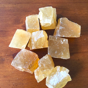 Honey Calcite -Raw