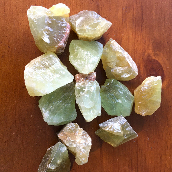 Green Calcite -Raw